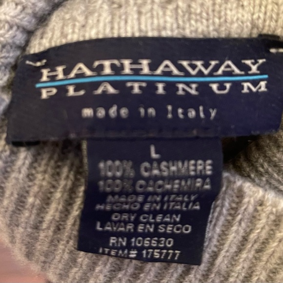 Hathaway Platinum Cashmere Sweater - Picture 6 of 6